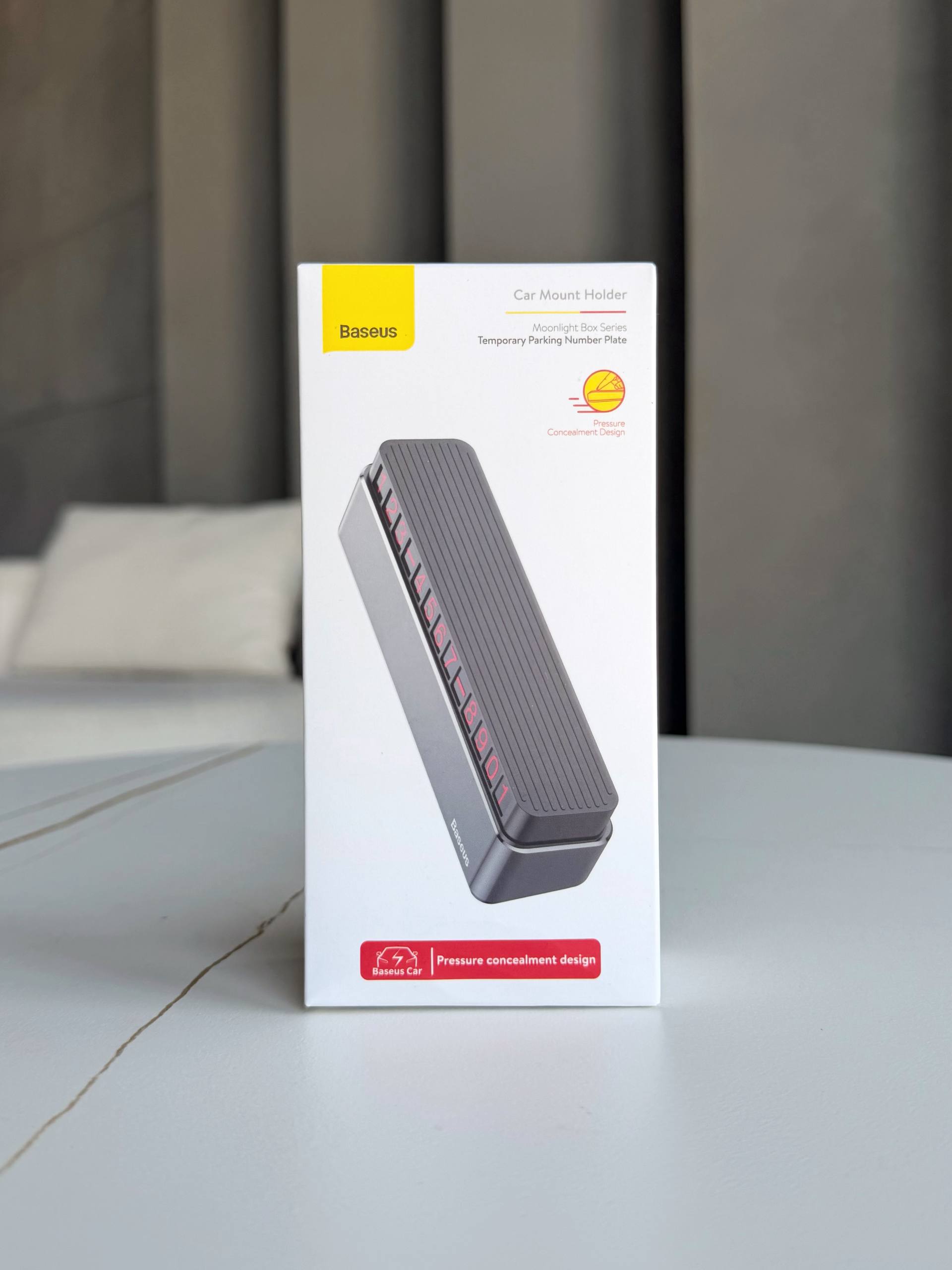 Паркувальна автовізитка Baseus Moonlight Box зі змінними цифрами