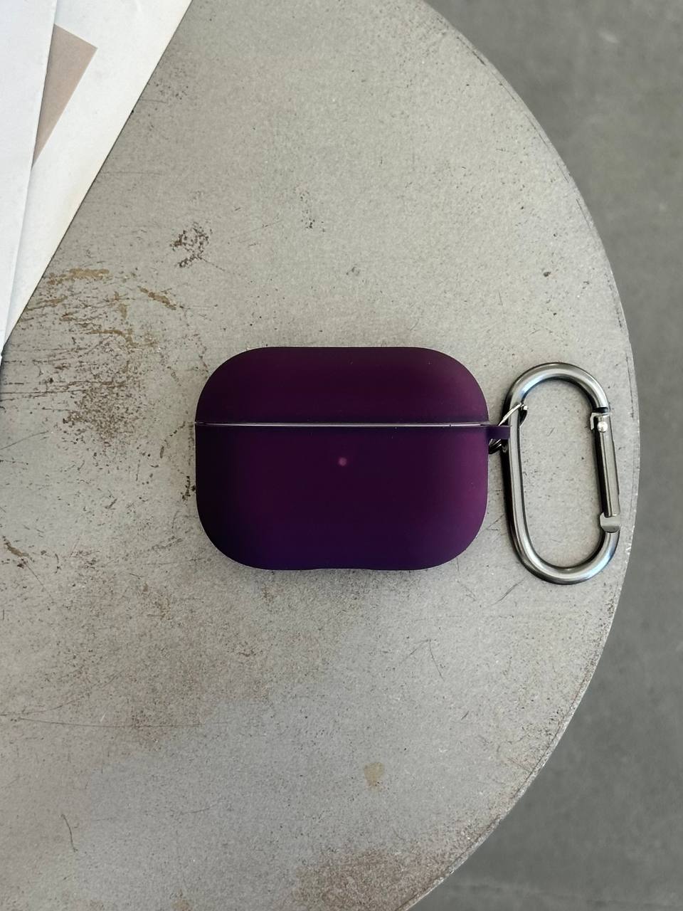 Чохол на AirPods Pro 3 із мікрофіброю та карабіном Elderberry (25)