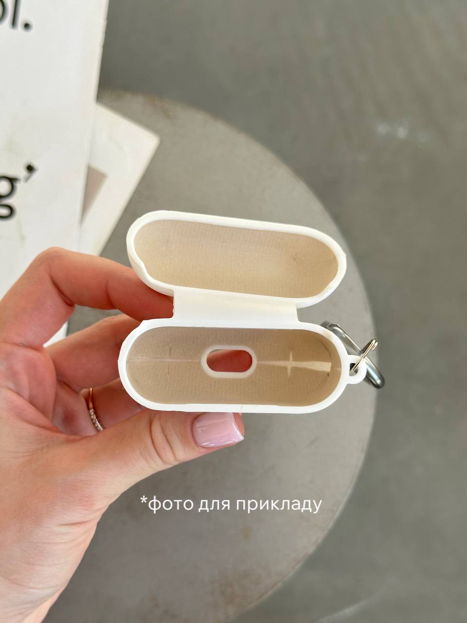 Чохол на AirPods 3 із мікрофіброю та карабіном Lilac Purple (14)