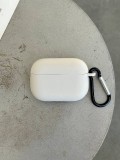 Чохол на AirPods 3 силіконовий із карабіном Stone (04)