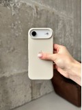 Чохол Silicone case з відкритою камерою на iPhone 17 Air Beige (16)