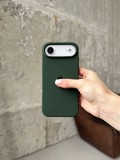 Чохол Silicone case з відкритою камерою на iPhone 17 Air Cyprus Green (28)