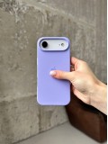 Чохол Silicone case з відкритою камерою на iPhone 17 Air Elegant Purple (23)