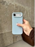 Чохол Silicone case з відкритою камерою на iPhone 17 Air Sky Blue (33)