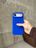 Чохол Silicone case з відкритою камерою на iPhone 17 Air Electric Blue (29)