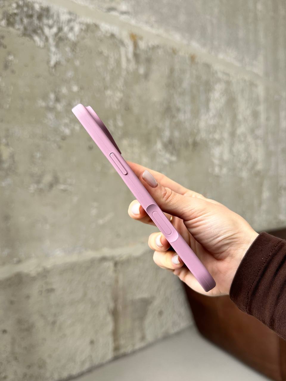 Чохол Silicone case з відкритою камерою на iPhone 17 Air Blueberry (20)