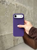 Чохол Silicone case з відкритою камерою на iPhone 17 Air Amethyst (21)