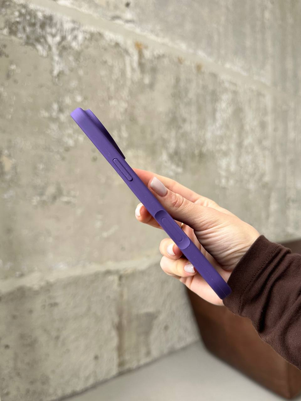 Чохол Silicone case з відкритою камерою на iPhone 17 Air Amethyst (21)