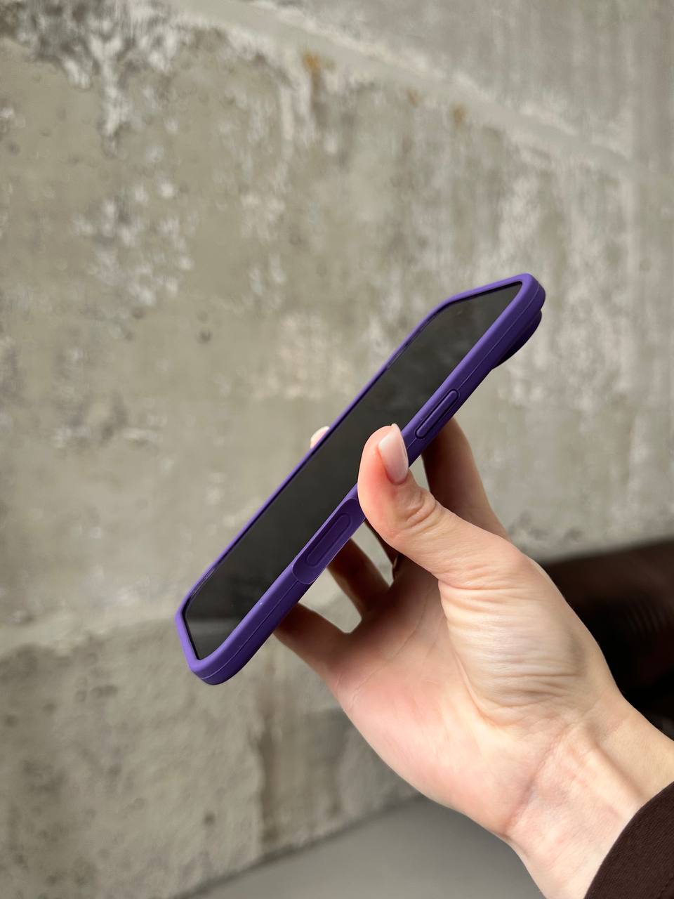 Чохол Silicone case з відкритою камерою на iPhone 17 Air Amethyst (21)