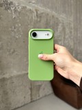 Чохол Silicone case з відкритою камерою на iPhone 17 Air Mint Gum (39)