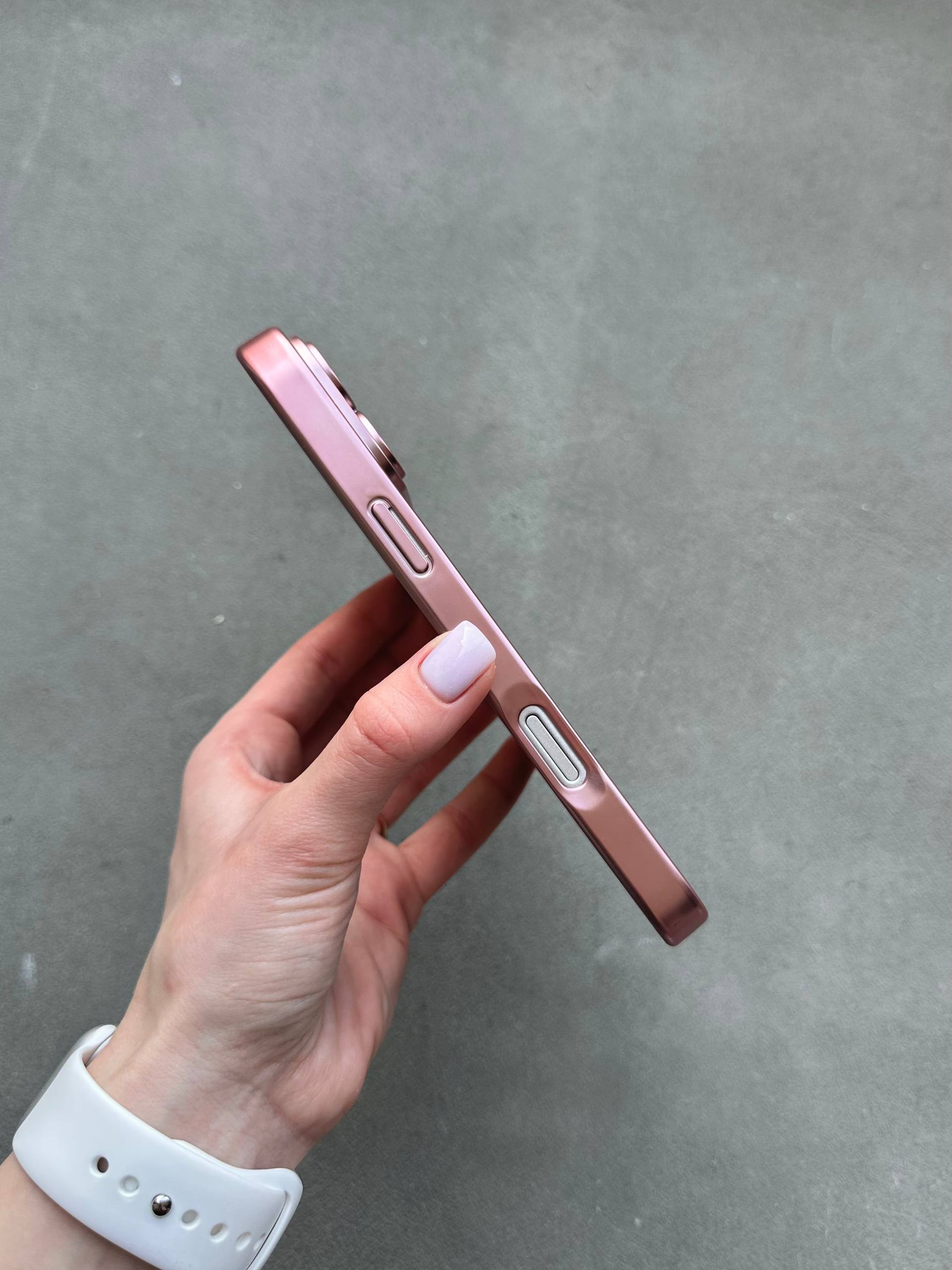 Чохол кольоровий Shining case з Magsafe на iPhone 17 Pro Max Pink