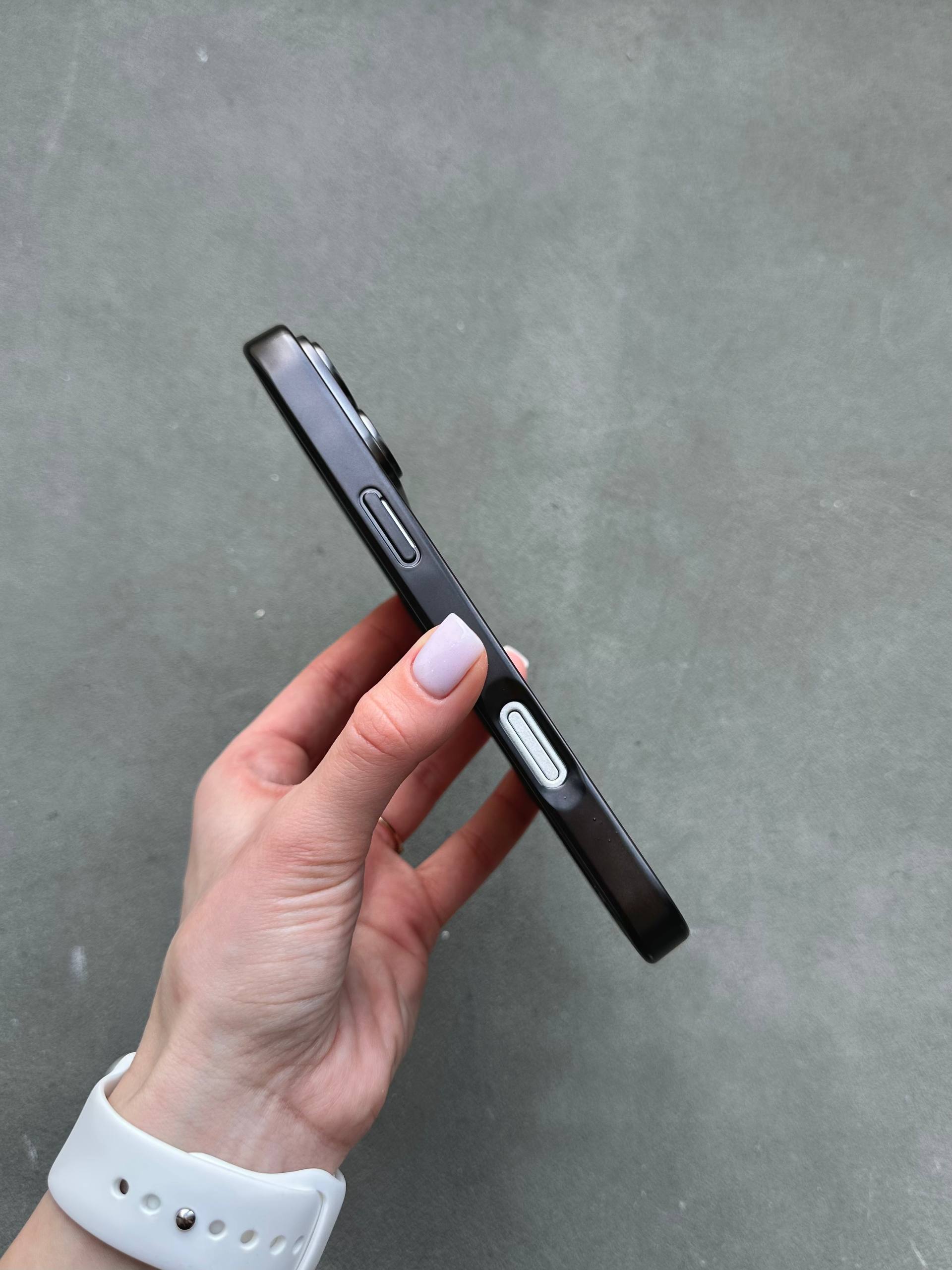 Чохол кольоровий Shining case з Magsafe на iPhone 17 Pro Max Black