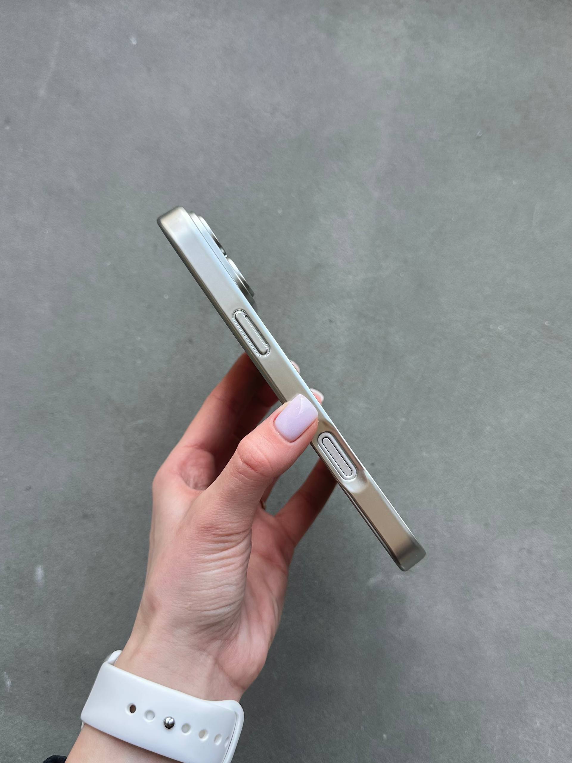 Чохол кольоровий Shining case з Magsafe на iPhone 17 Pro Max Silver