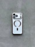 Чохол кольоровий Shining case з Magsafe на iPhone 17 Pro Max Titan