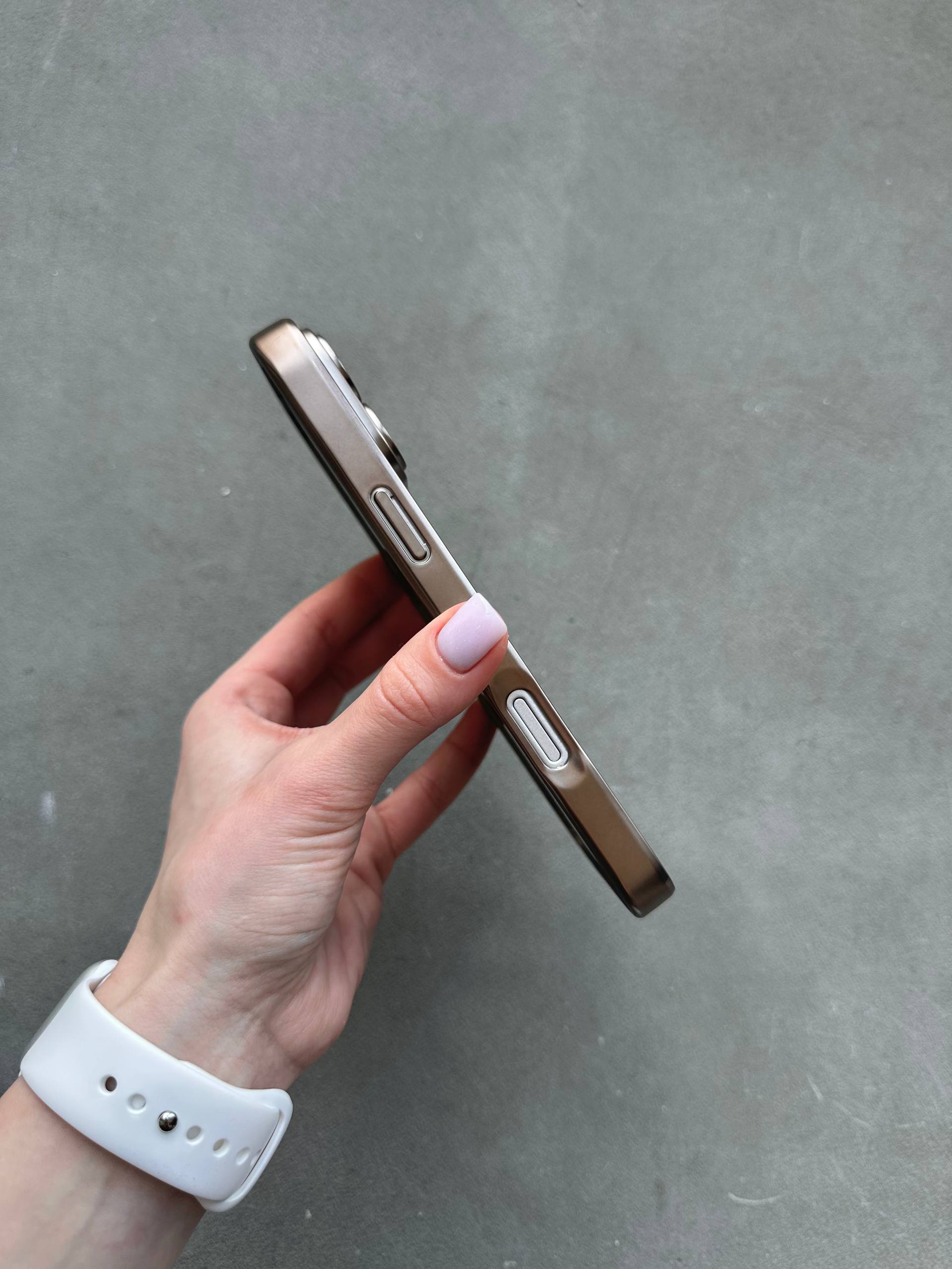 Чохол кольоровий Shining case з Magsafe на iPhone 17 Pro Max Titan