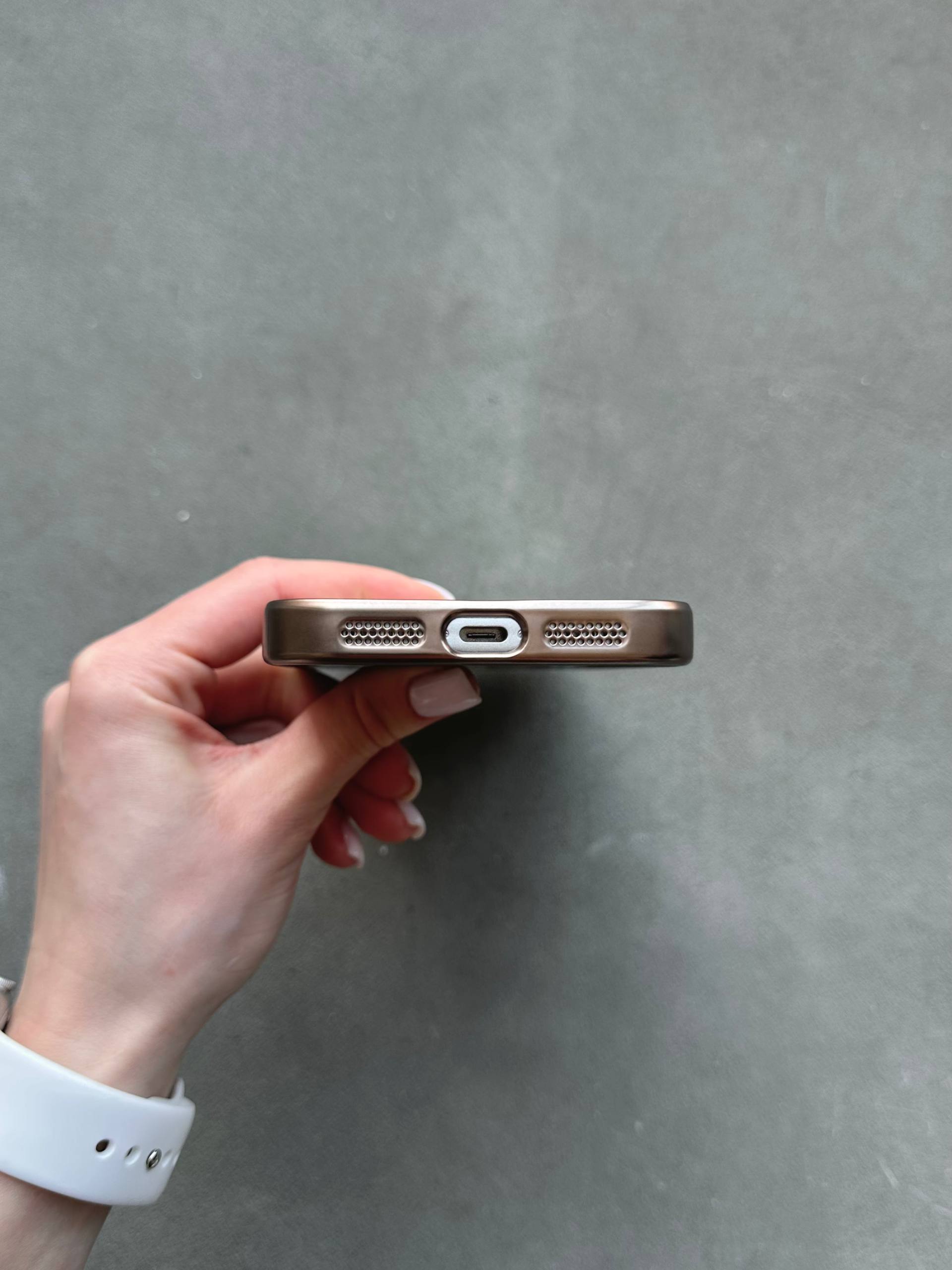 Чохол кольоровий Shining case з Magsafe на iPhone 17 Pro Max Titan