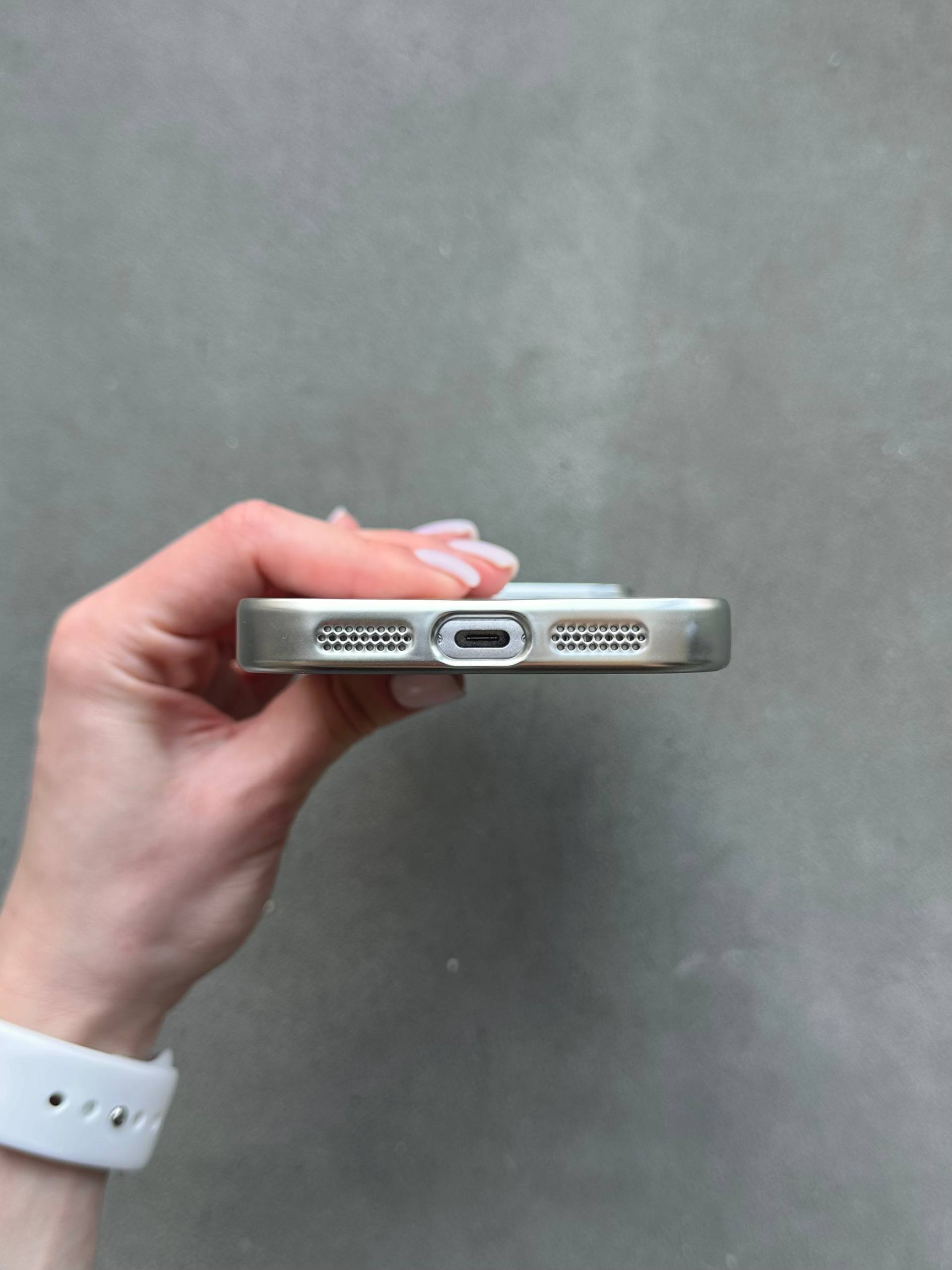 Чохол кольоровий Shining case з Magsafe на iPhone 17 Pro Max Silver