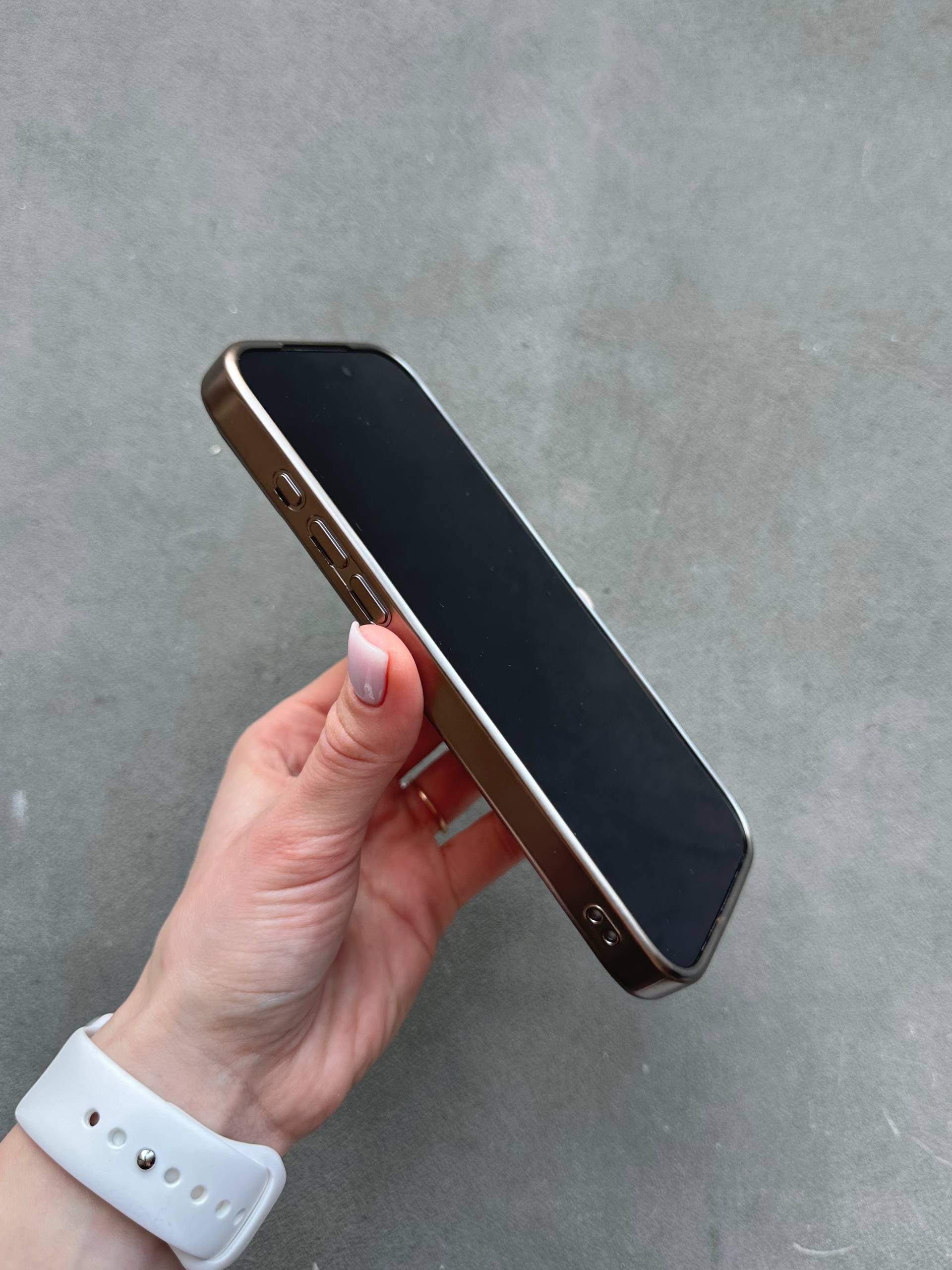 Чохол кольоровий Shining case з Magsafe на iPhone 17 Pro Max Titan