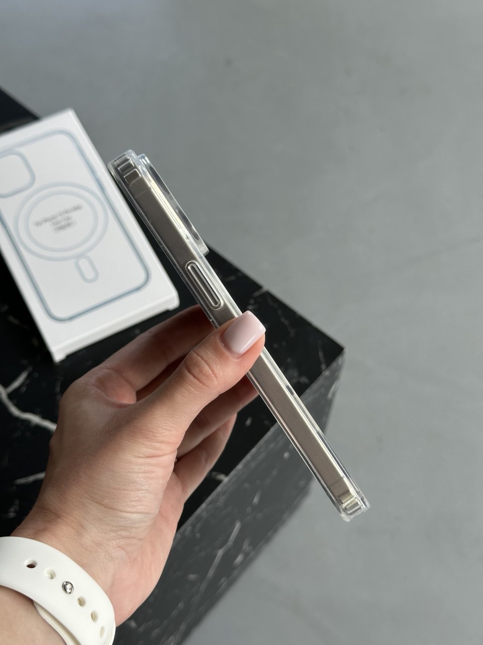 Чохол прозорий Clear Case з Magsafe на iPhone 16 Pro Max