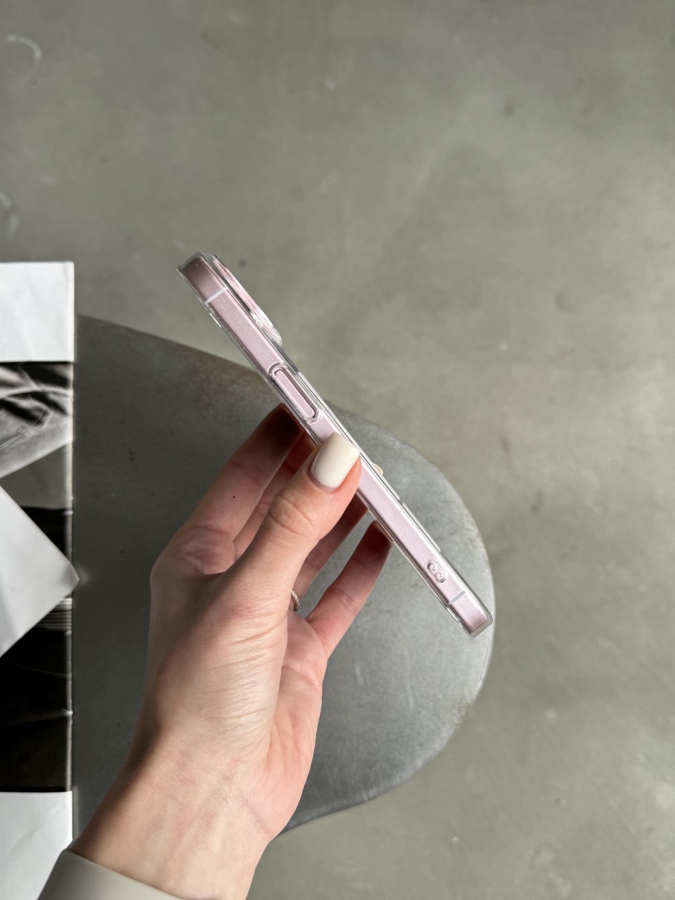 Чехол прозрачный Crystal case с Magsafe на iPhone 14