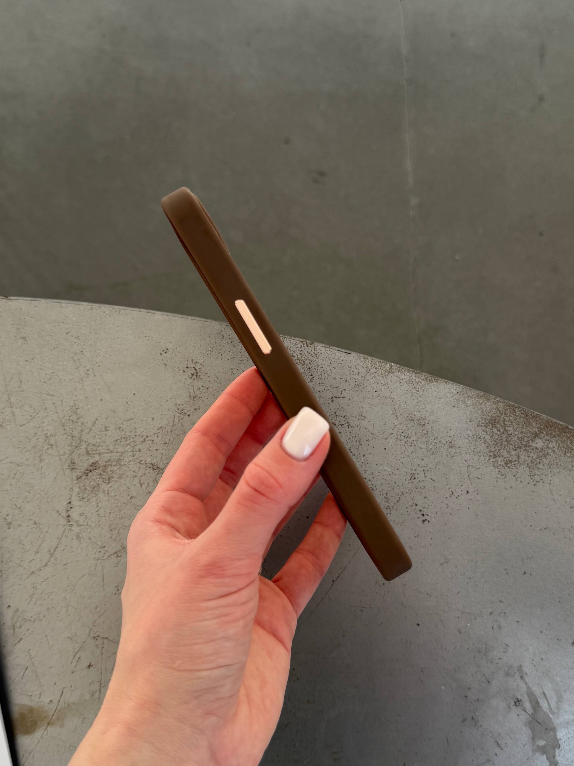 Чохол матовий з Magsafe на iPhone 16e / 17e Brown