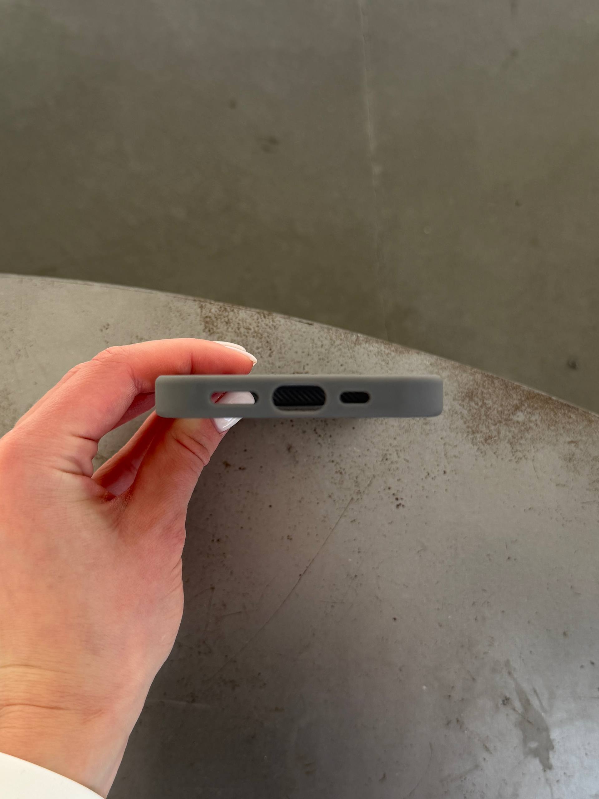 Чохол матовий з Magsafe на iPhone 16e / 17e Gray