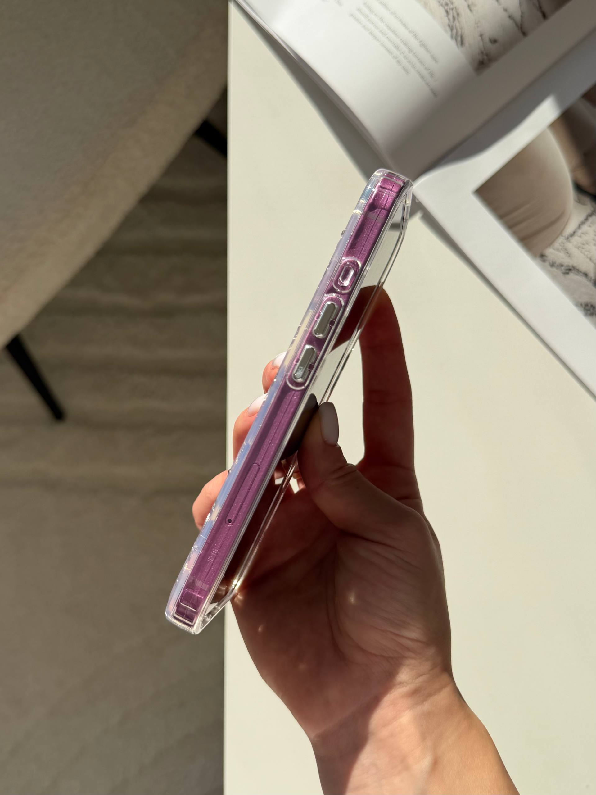 Чохол прозорий Bow Case з бантиками на iPhone 16
