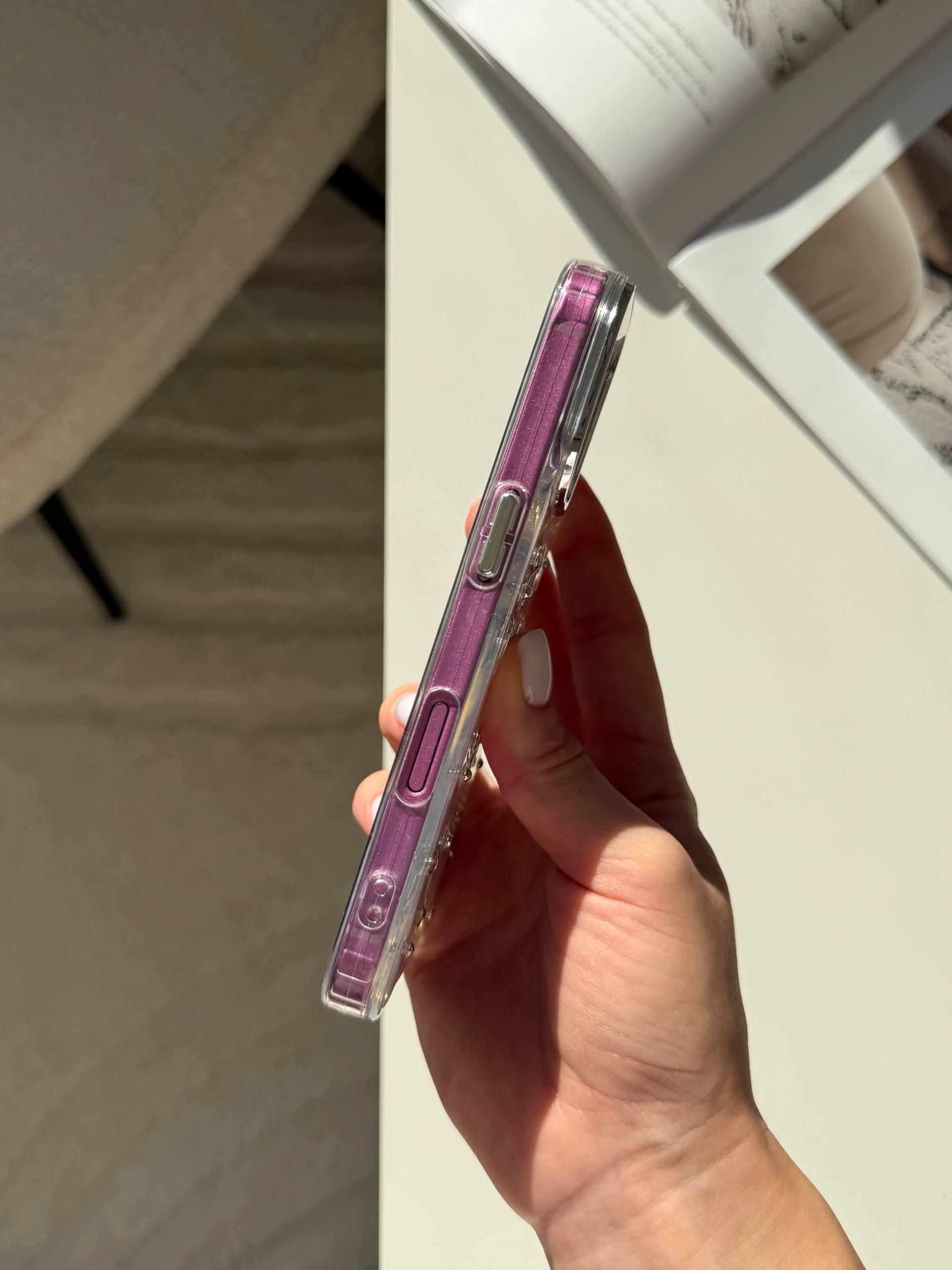 Чохол прозорий Bow Case з бантиками на iPhone 16