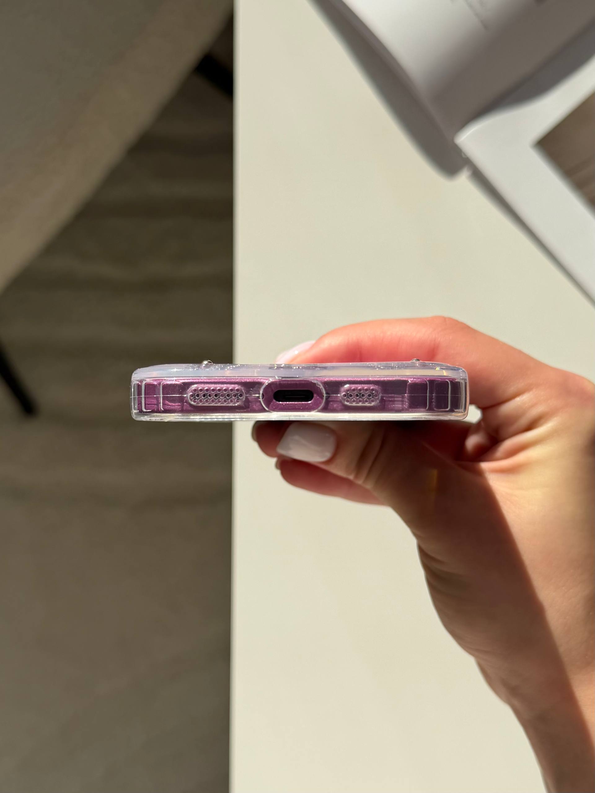 Чохол прозорий Bow Case з бантиками на iPhone 16