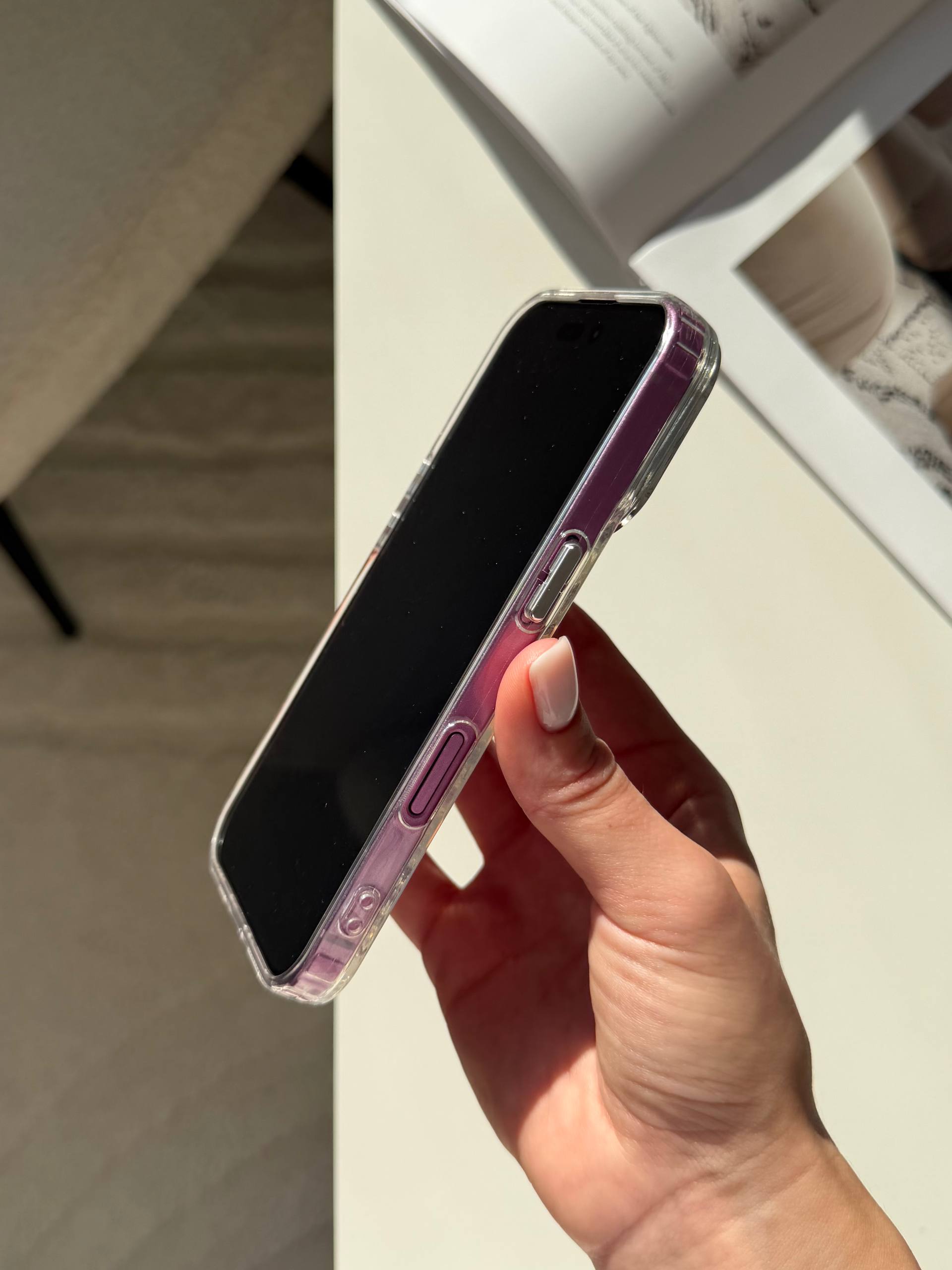 Чохол прозорий Bow Case з бантиками на iPhone 16