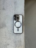 Чохол кольоровий Shining case з Magsafe на iPhone 11 Pro Max Black