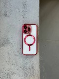 Чохол кольоровий Shining case з Magsafe на iPhone 11 Pro Max Red