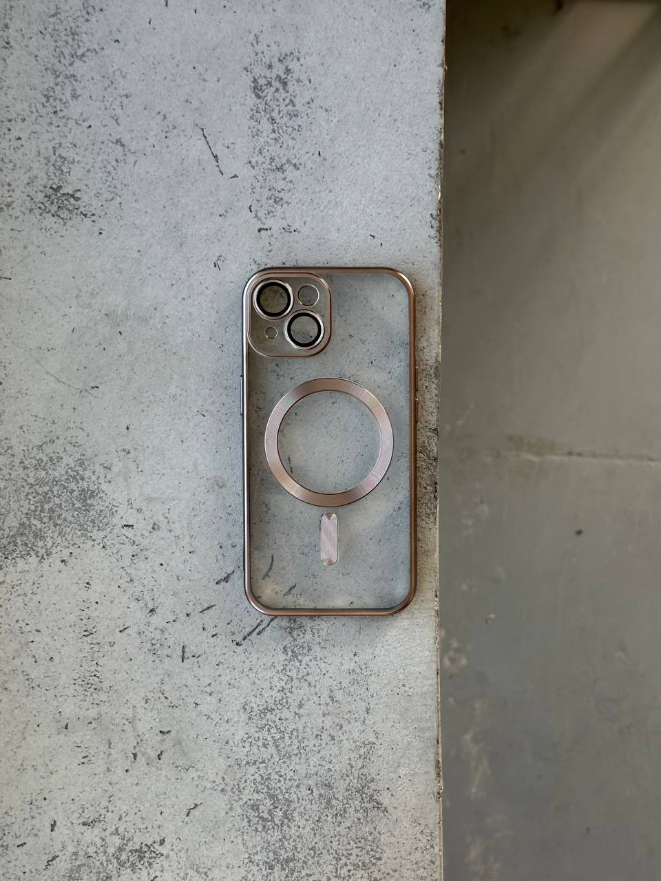 Чохол кольоровий Shining case з Magsafe на iPhone 14 Titan