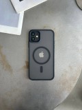 Чохол матовий з Magsafe на iPhone 11 Black