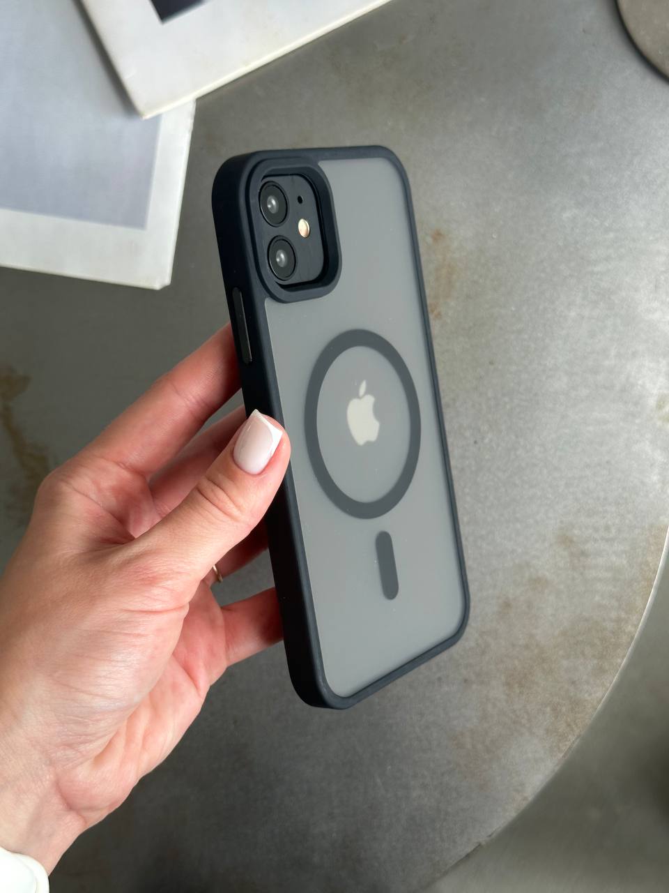 Чохол матовий з Magsafe на iPhone 11 Black