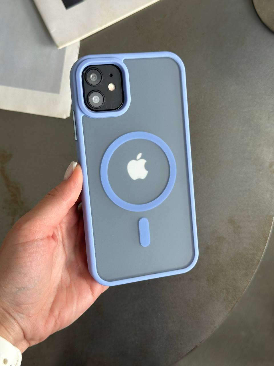 Чохол матовий з Magsafe на iPhone 11 Blue
