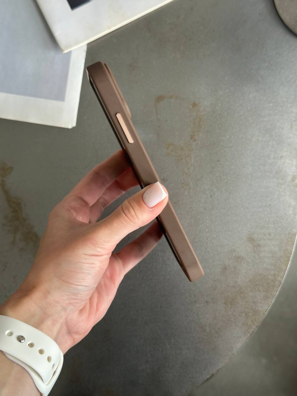 Чохол матовий з Magsafe на iPhone 11 Brown
