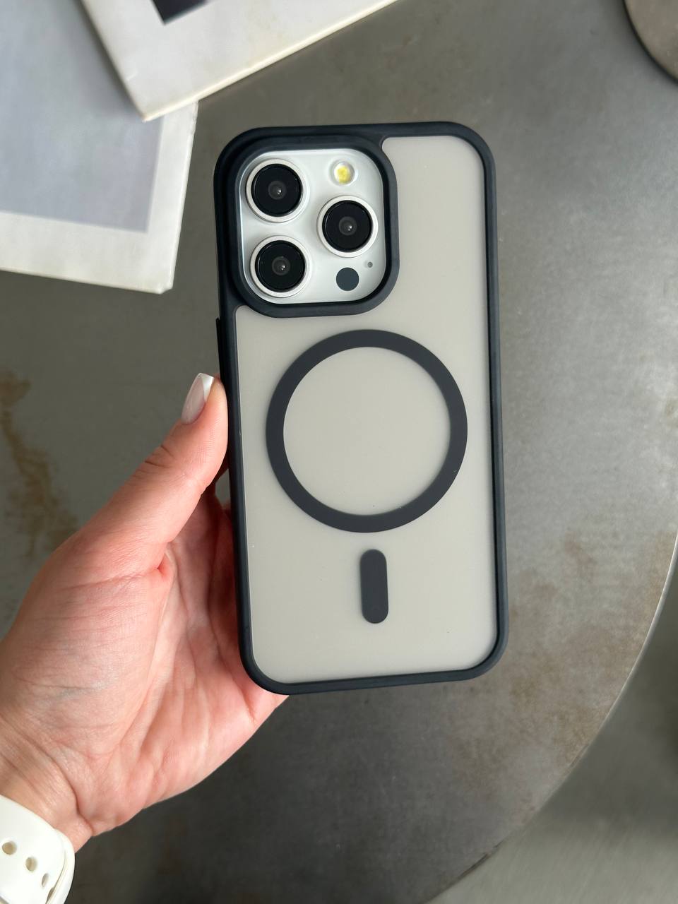 Чохол матовий з Magsafe на iPhone 11 Pro Max Black