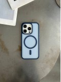 Чохол матовий з Magsafe на iPhone 11 Pro Max Dark Blue
