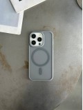 Чохол матовий з Magsafe на iPhone 11 Pro Max Gray