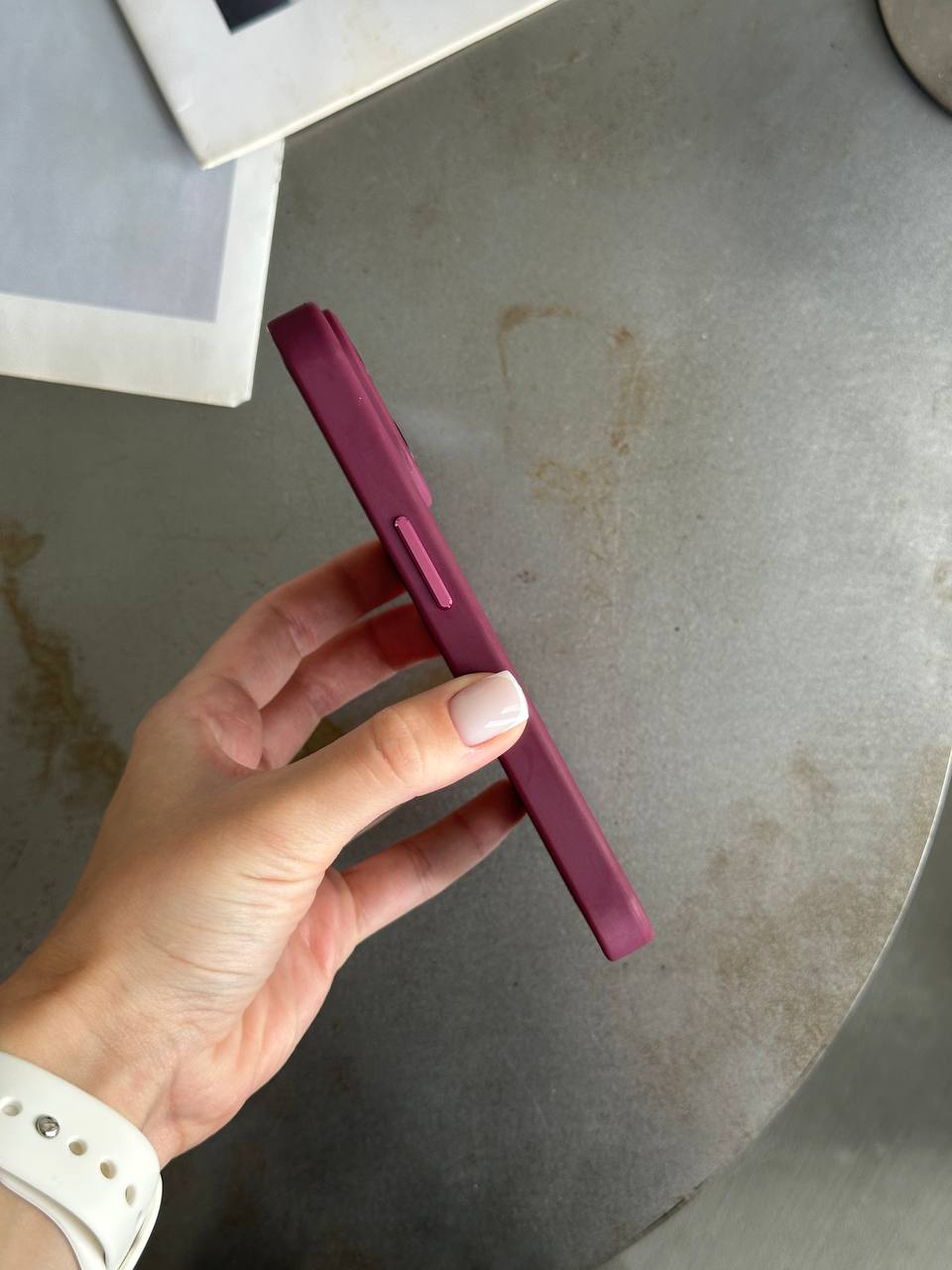 Чохол матовий з Magsafe на iPhone 11 Pro Max Wine