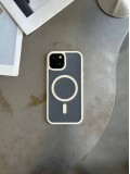 Чохол матовий з Magsafe на iPhone 14+ Beige