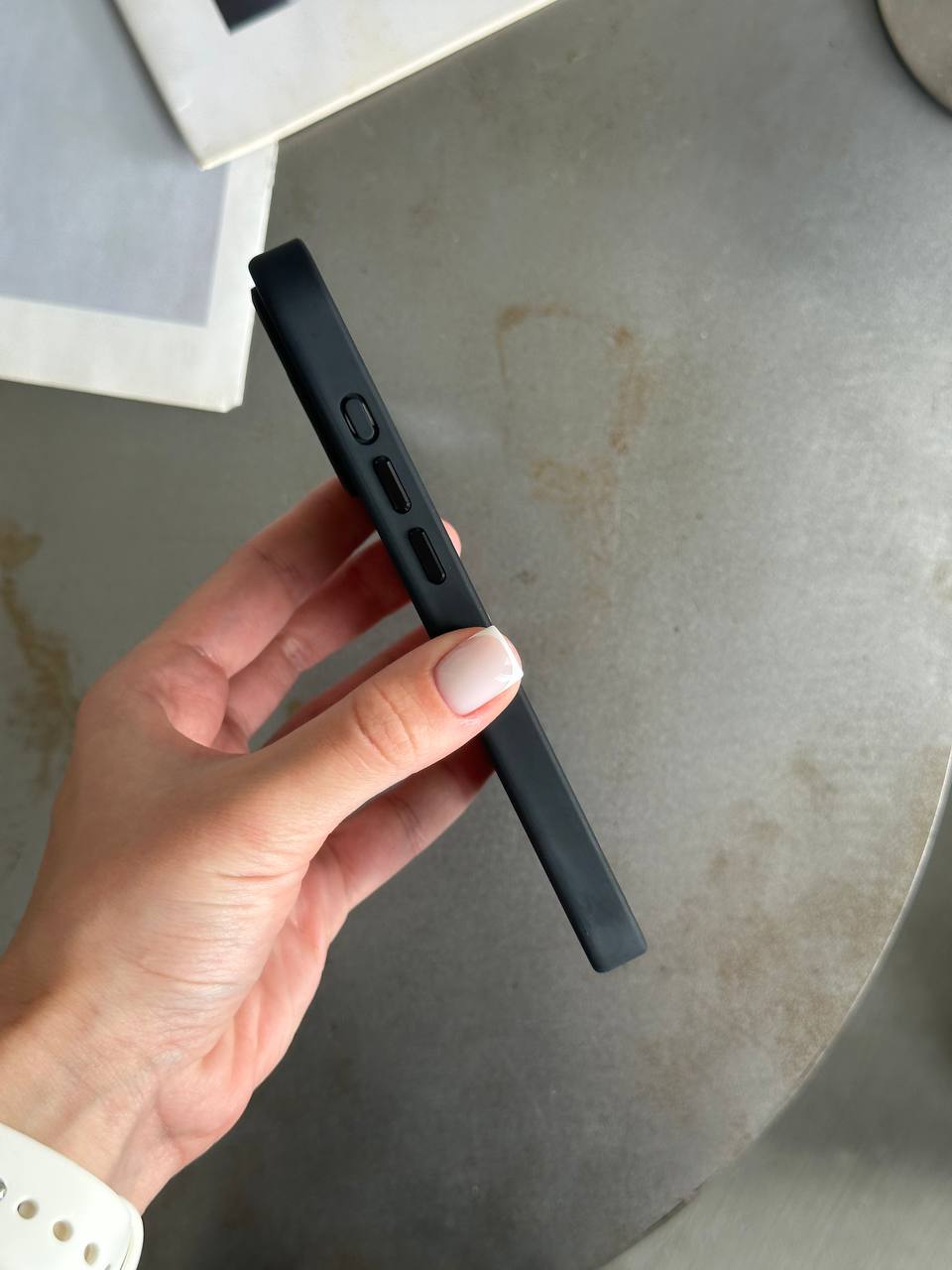 Чохол матовий з Magsafe на iPhone 15 Pro Max Black