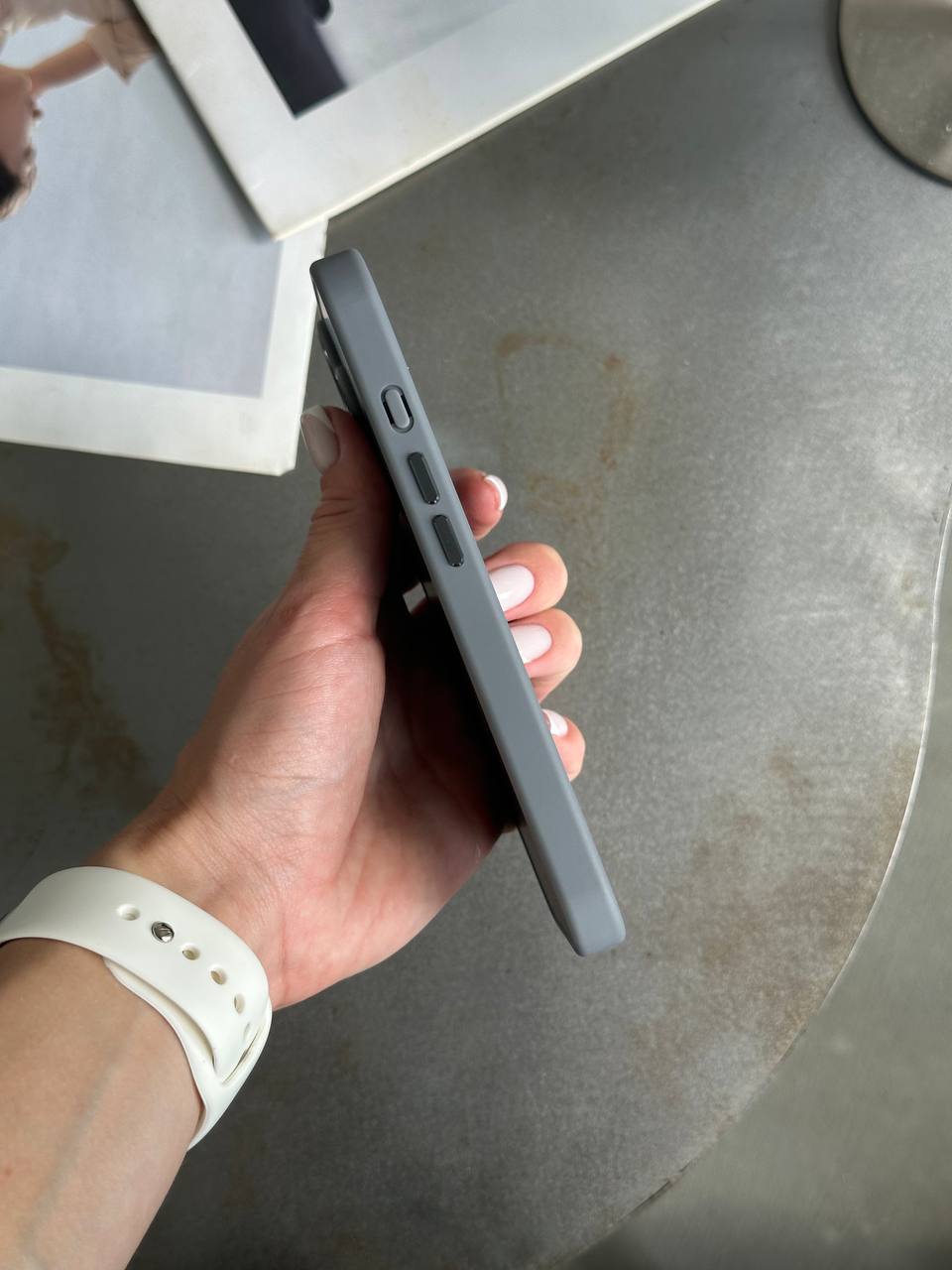 Чохол матовий з Magsafe на iPhone 16 Gray