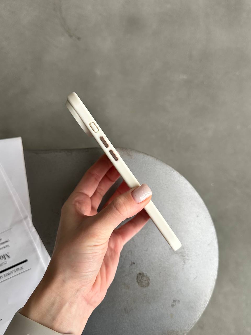 Чохол матовий з Magsafe на iPhone 17 Air Beige