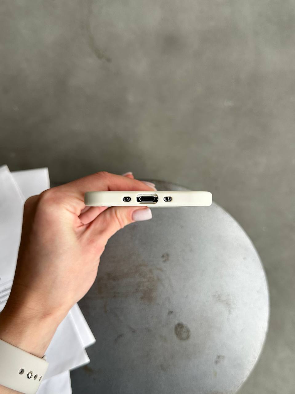 Чохол матовий з Magsafe на iPhone 17 Air Beige