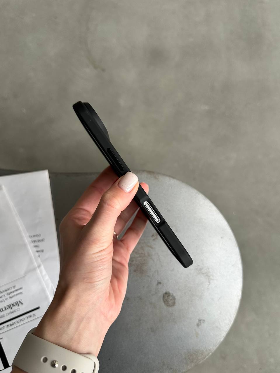 Чохол матовий з Magsafe на iPhone 17 Air Black