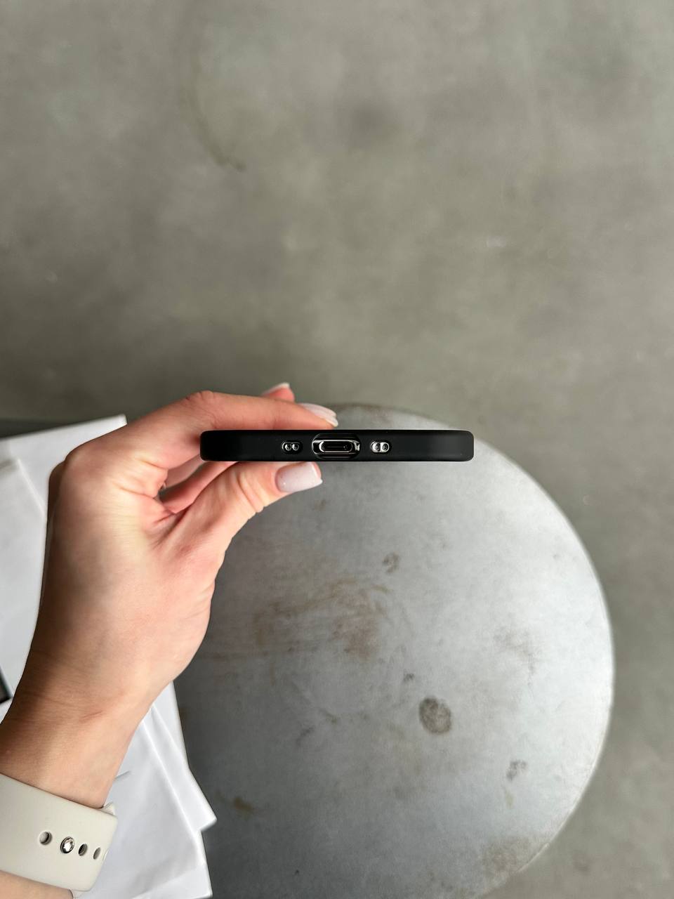 Чохол матовий з Magsafe на iPhone 17 Air Black