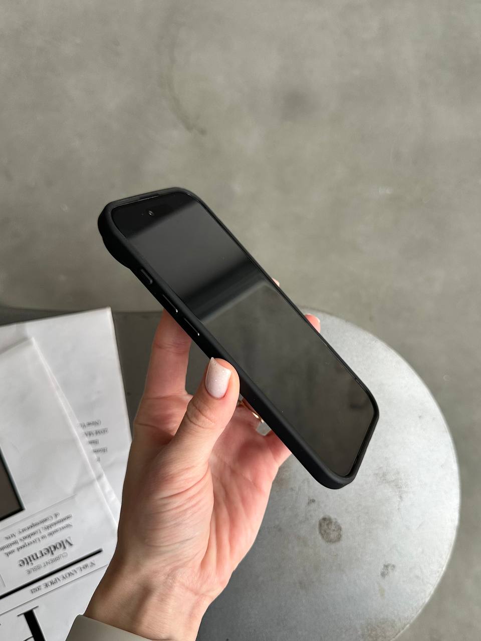 Чохол матовий з Magsafe на iPhone 17 Air Black