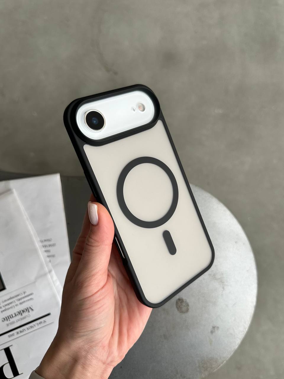 Чохол матовий з Magsafe на iPhone 17 Air Black